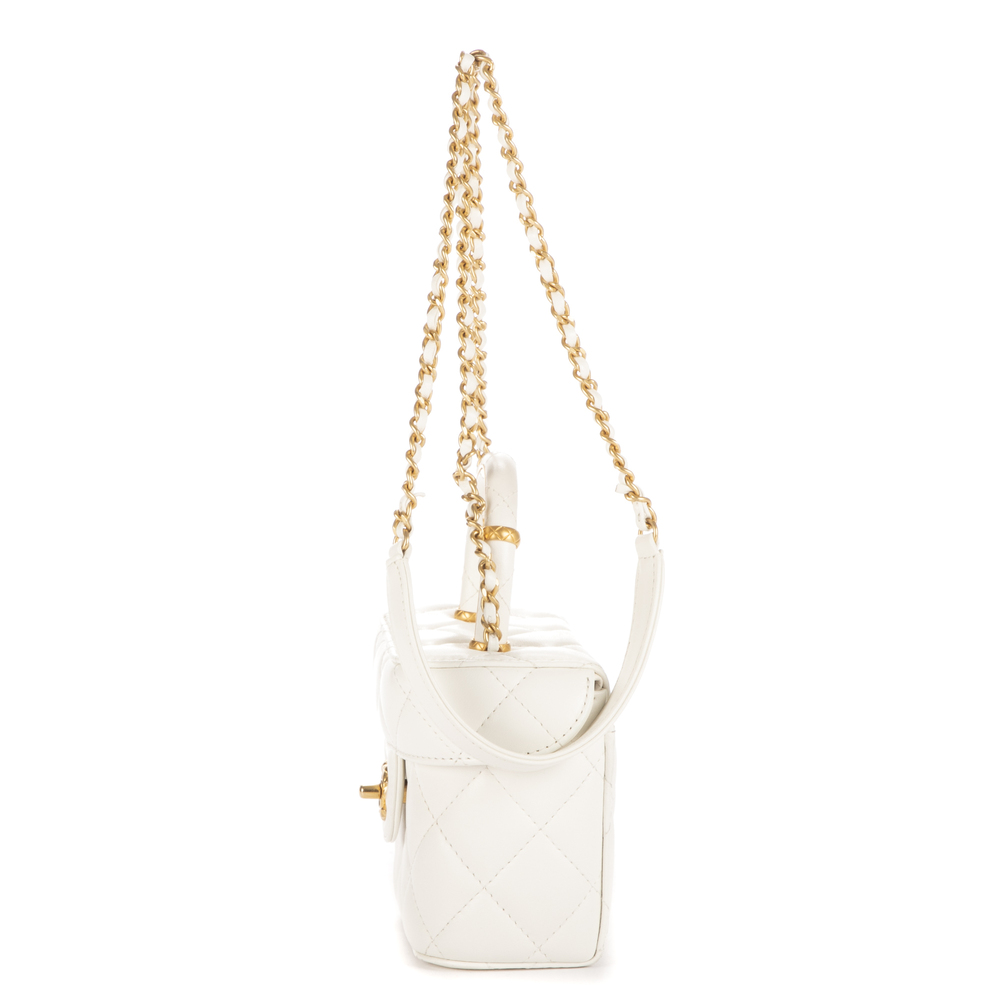 Chanel Vanity Top Handle Cosmetic Case Mini - Picture 3 of 11